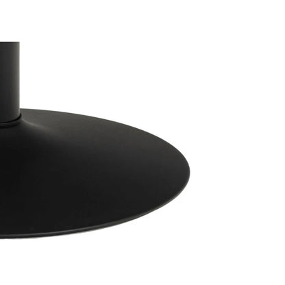 Ibiza spisebord fra A-Møbler, Ø:110 cm, sort marmor print