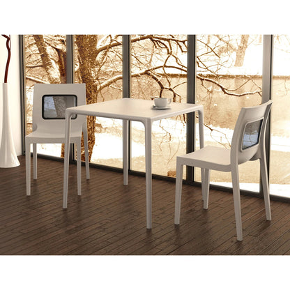 Mango hagebord i hvit