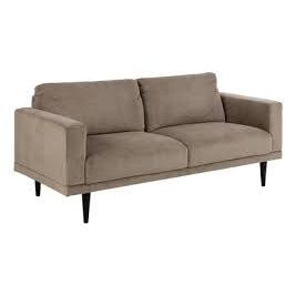 Dagmar 3-seter sofa, kordfløyel, beige