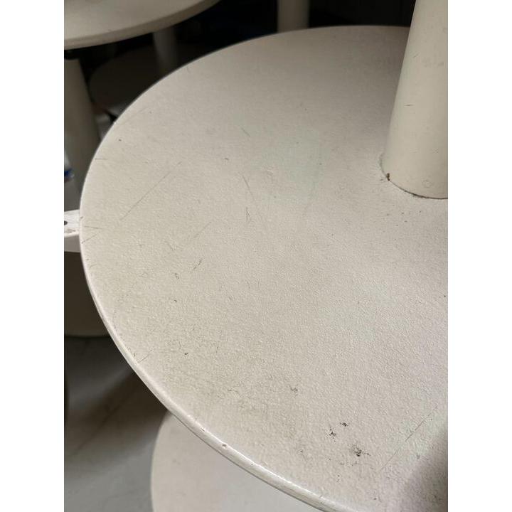 Møtebord i hvit laminat, 200x80 cm