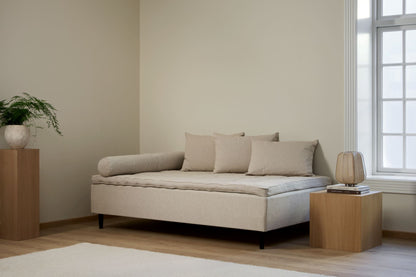 Duo Daybed, natur, 120x200 cm, med sofaputer