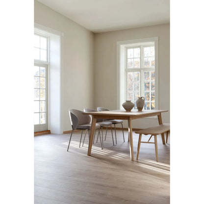 Nora, Forms & Objects, Spisebord natur - 100x200x75 cm