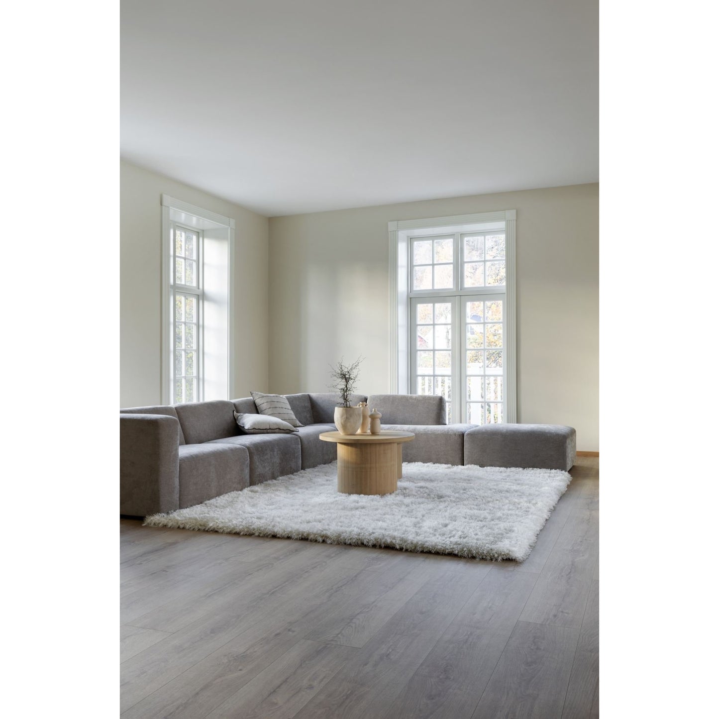 Juno Modulsofa hjørne 2-seter sofa fra Kid, grå, helt ny