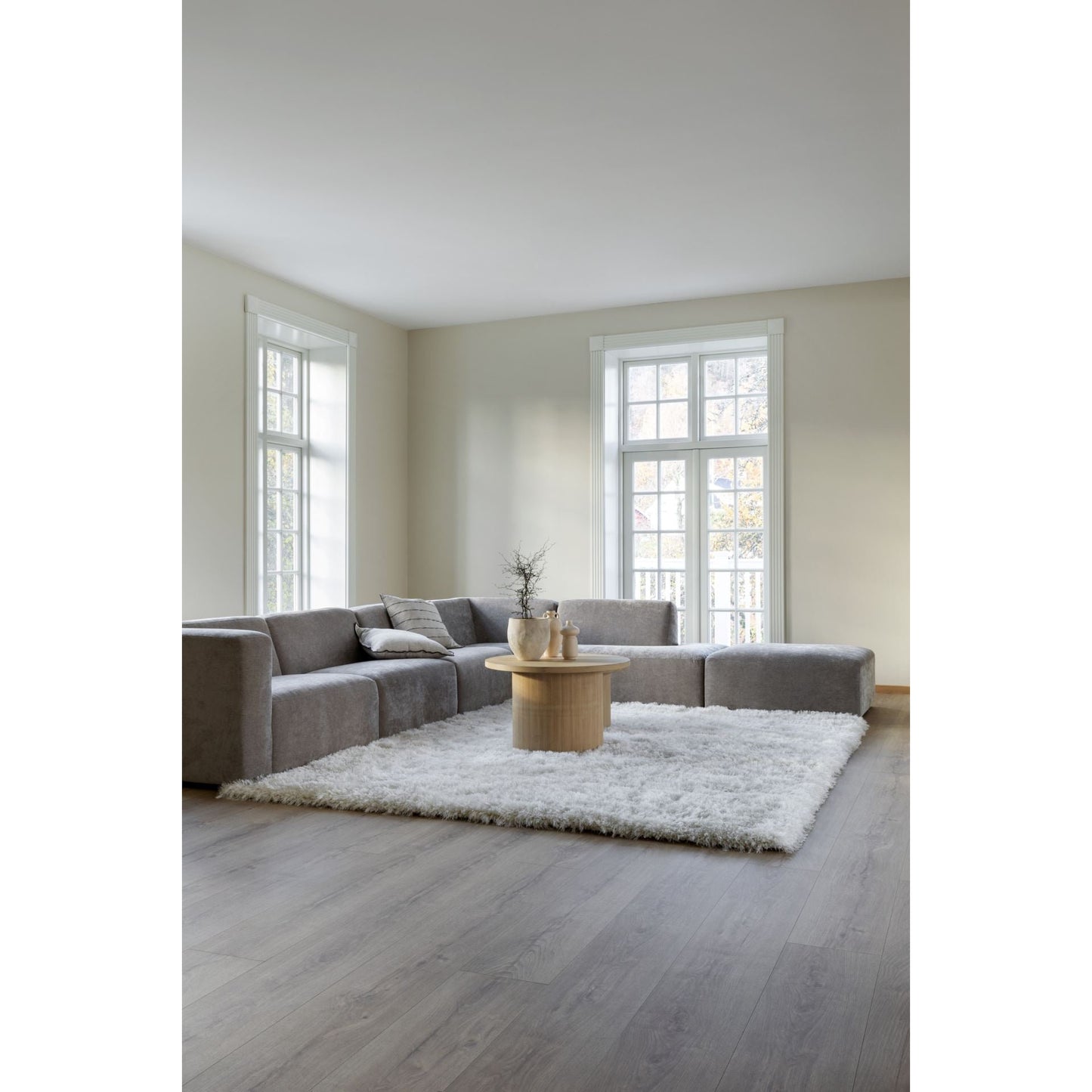 Juno Modul puff grå - 93x93x44 cm fra Kid
