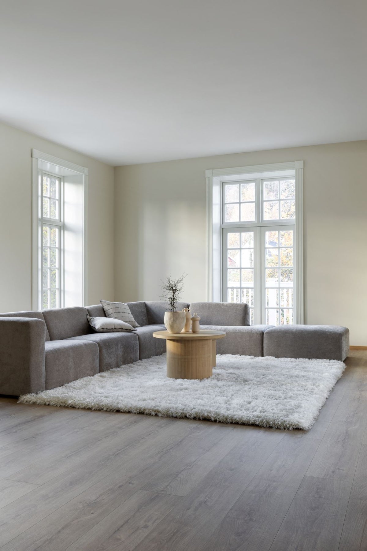 Juno Modulsofa fra Kid i grå, enkeltmodul