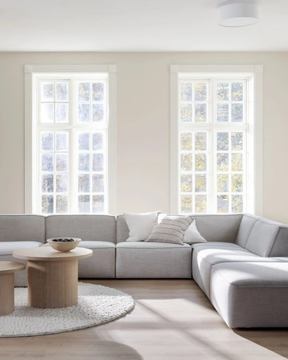 Isa Modulsofa hjørne natur - 90x93x73 cm