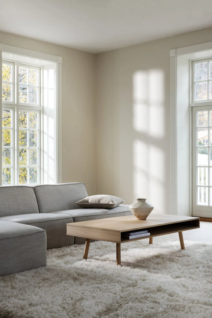 Isa Modulsofa sjeselong venstre natur - 114x154x73 cm