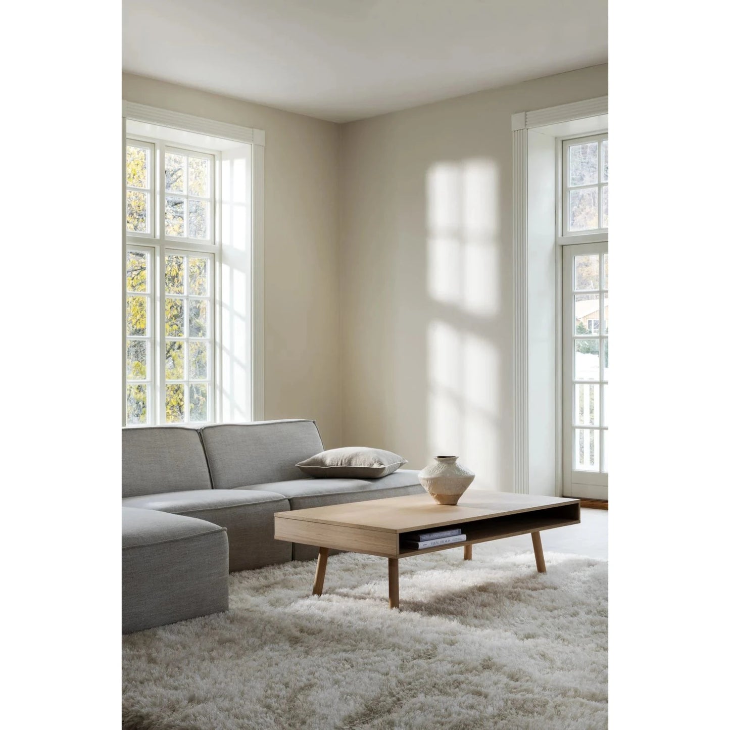 Olea, Forms & Objects, Sofabord lav modell natur - 70x130x40 cm