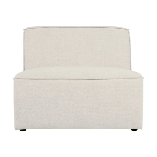 Isa modulsofa 1,5 seter fra Kid uten armlener natur - 90x93x73 cm