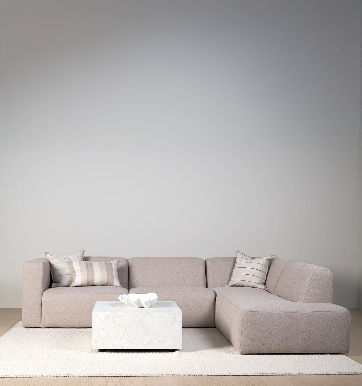 Juno Modul 1,5 seter uten armlene beige - 90x93x73 cm fra Kid