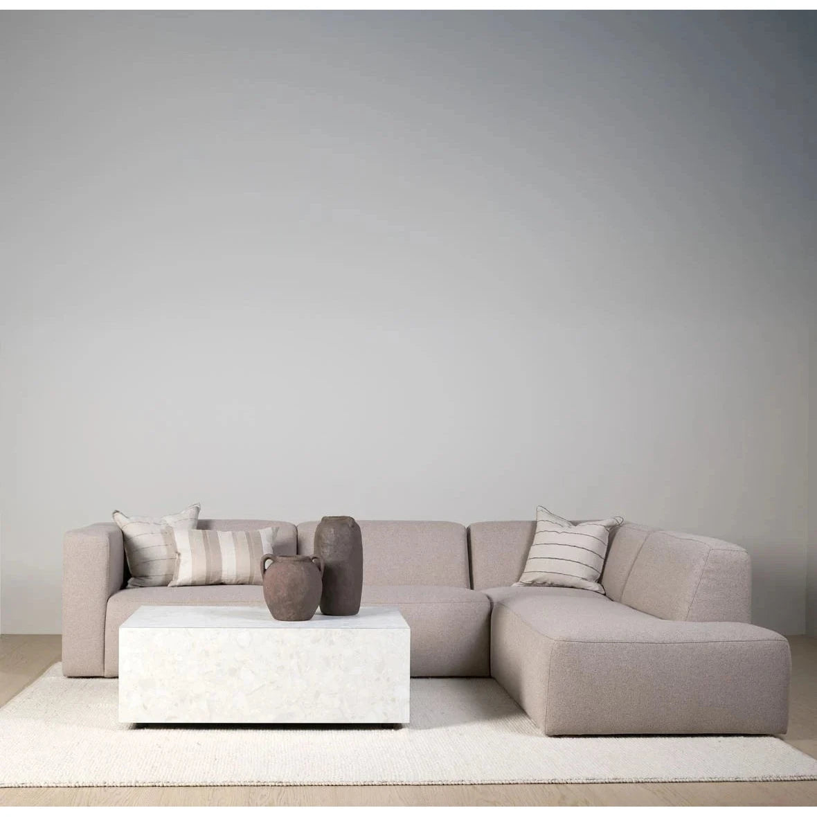 Hedda, Forms & Objects, Sofabord multi beige - 70x110x40 cm