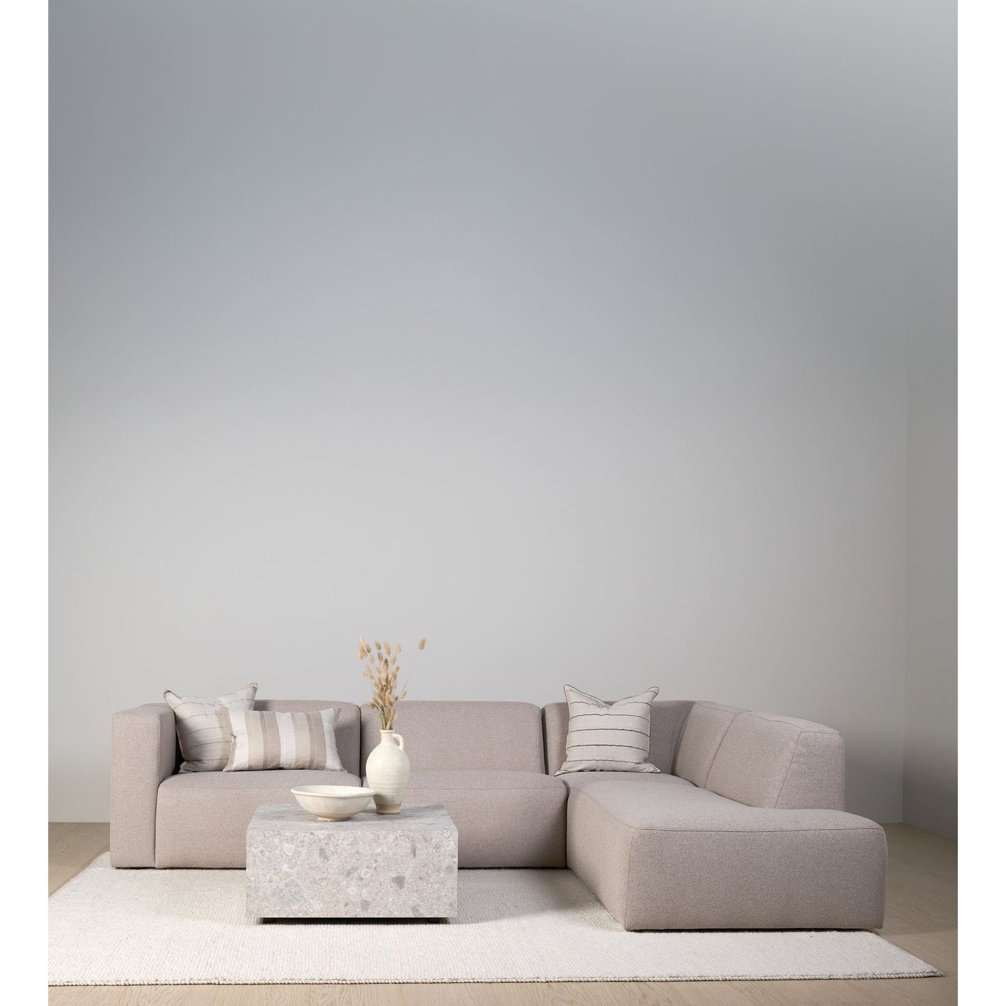 Juno Modulsofa hjørne beige - 93x93x73 cm fra Kid