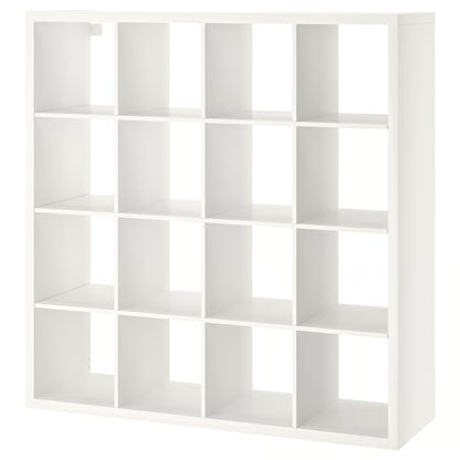 Kallax hylle fra IKEA, åpen, hvit
