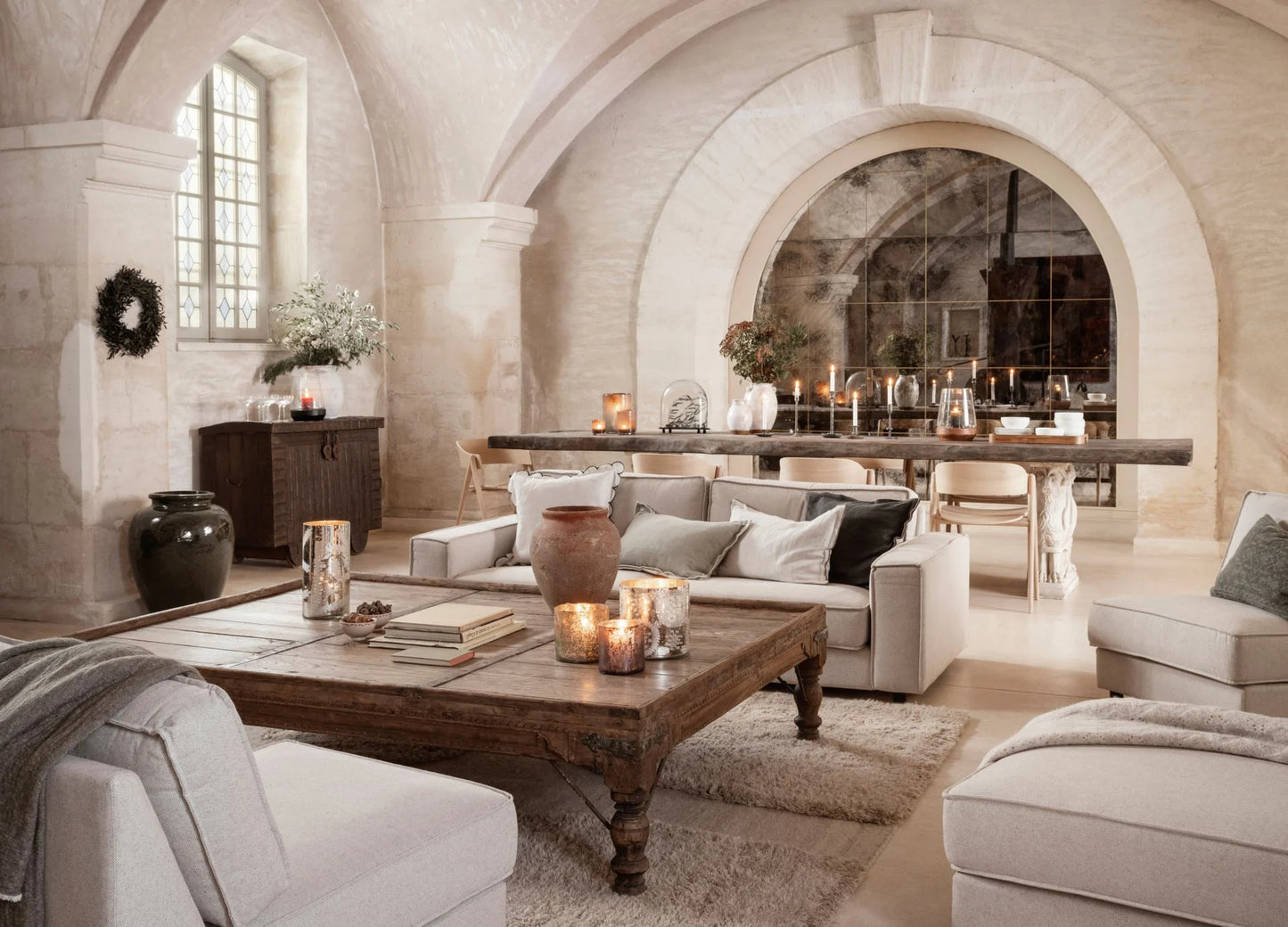 Helt nytt | Olivia 3 seter sofa natur - 222x95x79 cm fra Kid