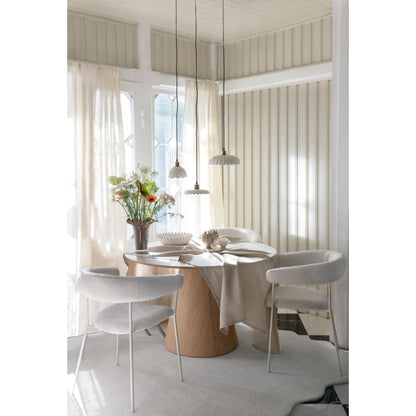 Maia spisebord fra Kid, 120x120 cm, natur