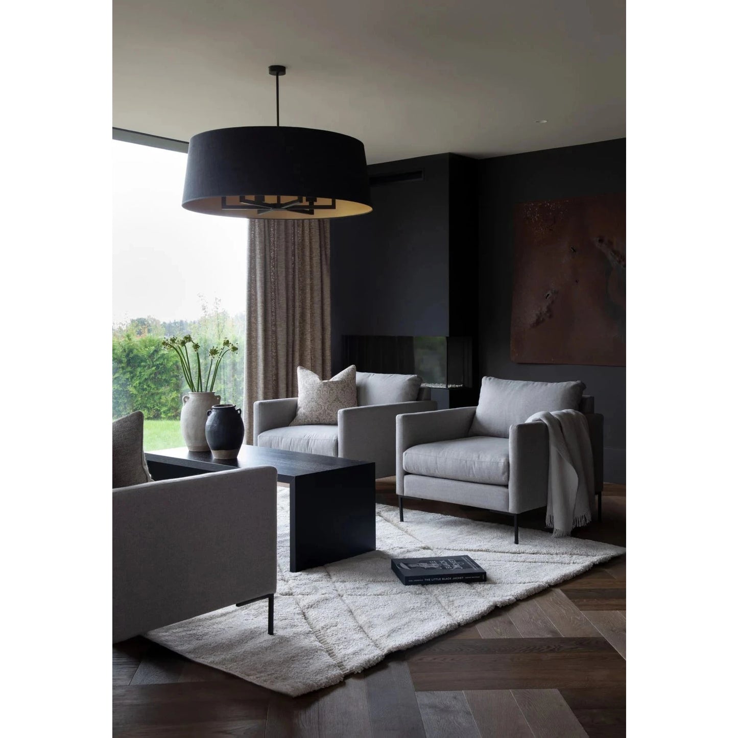 Sofia, Forms & Objects, loungestol i grå fra Kid 75x95x83