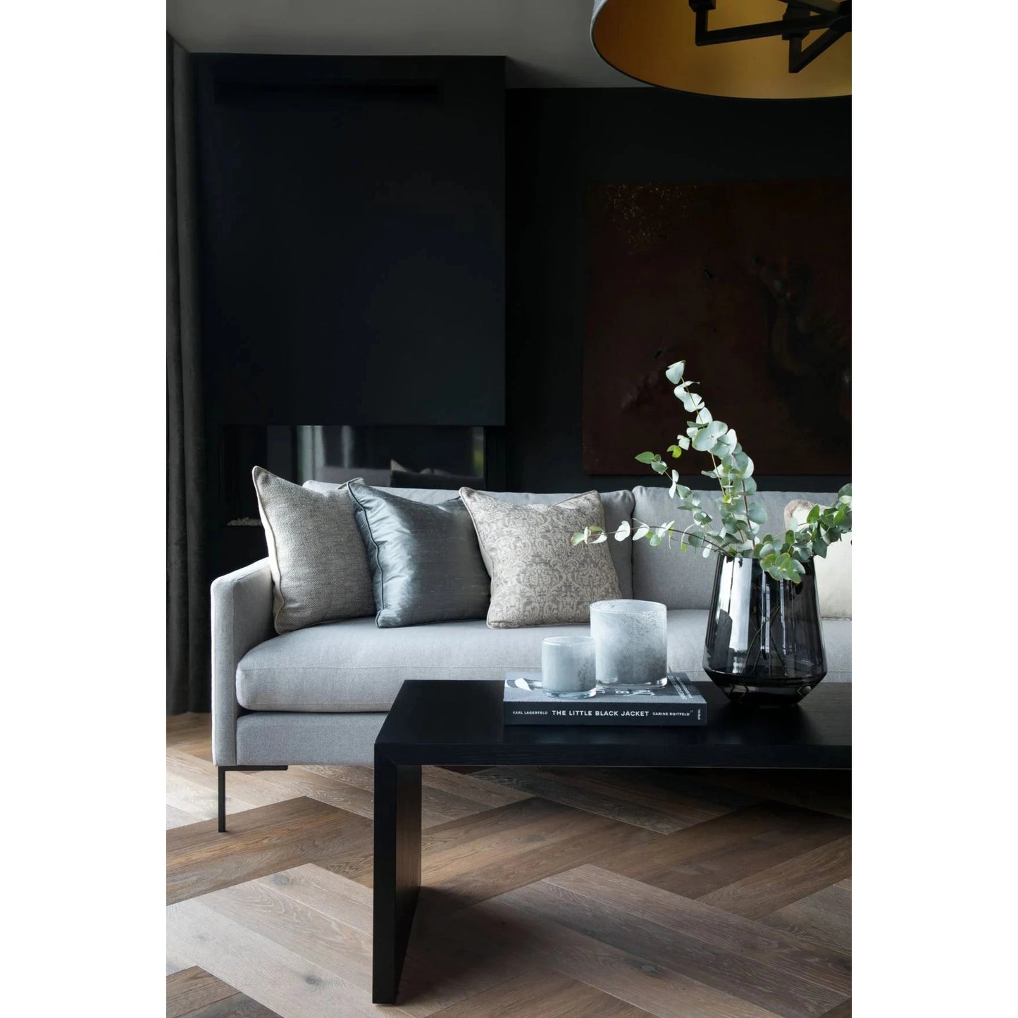 Ellie sofabord fra Kid, svart eikefiner, 120x56x45 cm