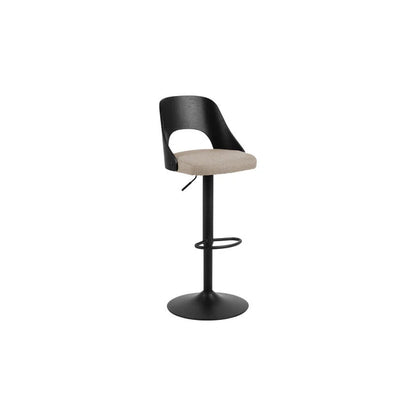 Lucy barstol fra A-Møbler, hvit, B:47 cm, D:51 cm, H:113 cm