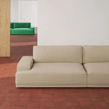 Leonora 3-seter sofa fra SOFACOMPANY, beige