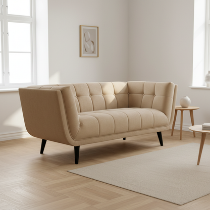 Simon 2-seter sofa fra A-Møbler i beige