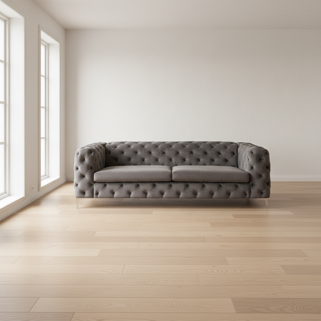Bella 3-seter sofa fra A-Møbler i grå
