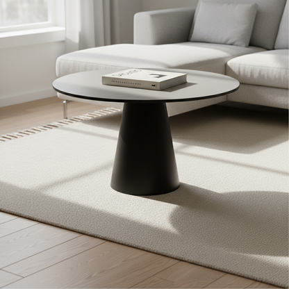 (60x60) Moderne sofabord i svart