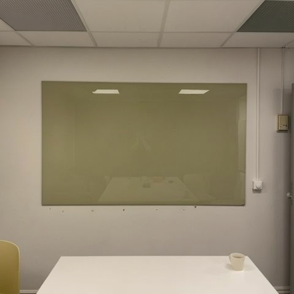 (200x120) Vegghengt whiteboard fra Lintex i beige