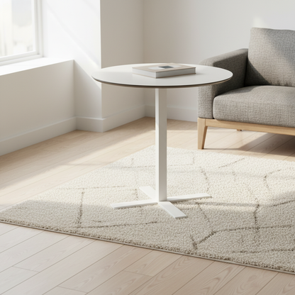 (50x50x62) Swedestyle Pelar loungebord i hvit