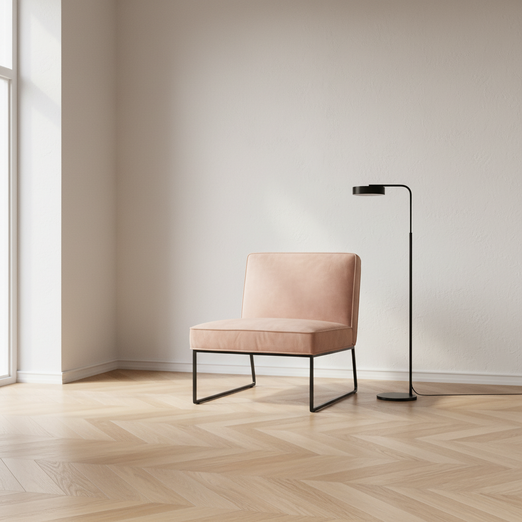 Lennox Lenestol fra Ellos Home i rosa