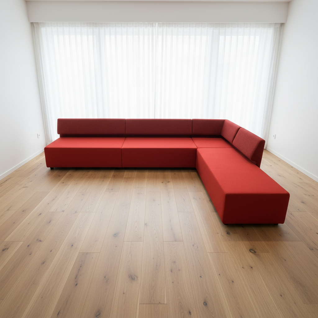 ONE Hjørnesofa fra David Design i rød