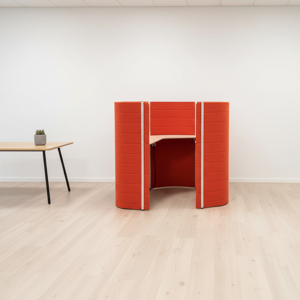 Workbay Focus fra Vitra i oransje
