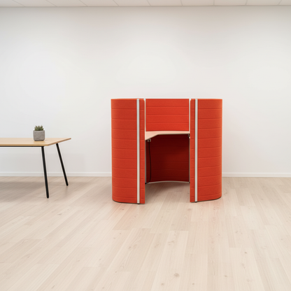 Workbay Focus fra Vitra i oransje