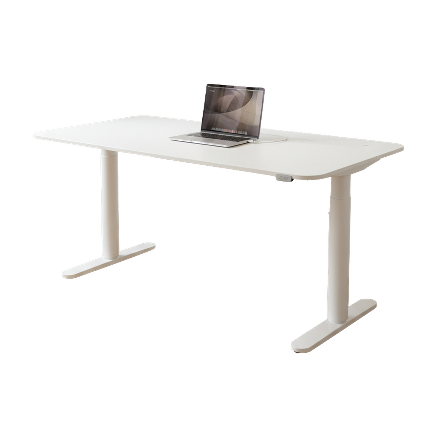 (160x80) IKEA Bekant el hev/senk i hvit