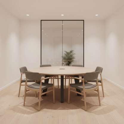 (90x90) EFG Collaborate samtalebord, clay
