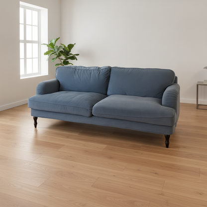 Stocksund 3-seter sofa fra IKEA i blå