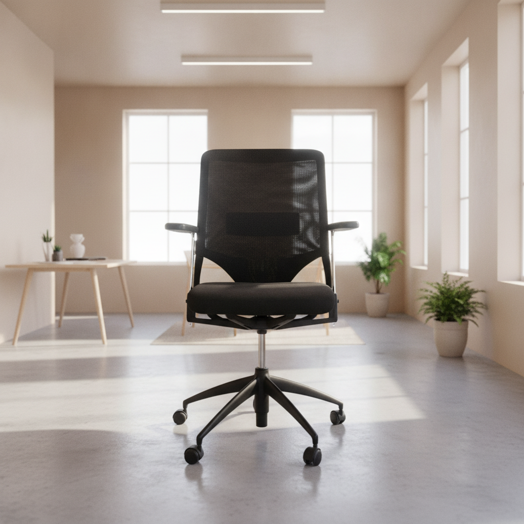 Meda kontorstol fra Vitra i svart
