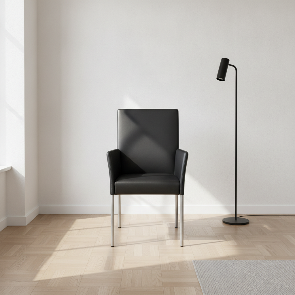 1410 Lenestol fra Walter Knoll i svart