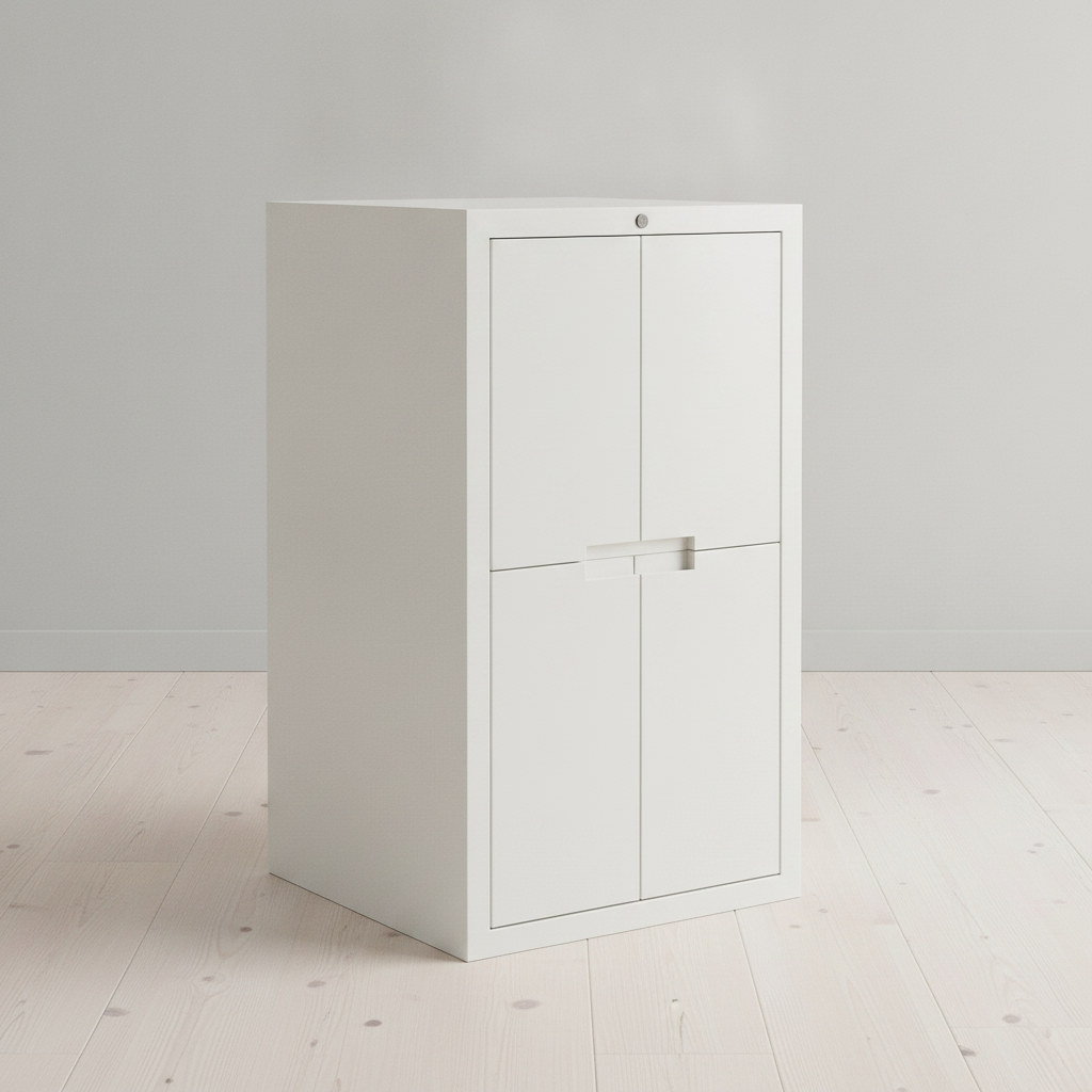 Brannsikkert arkivskap COVER, 120 min. 3 skuffer, kodelås, 1210x570x700 mm