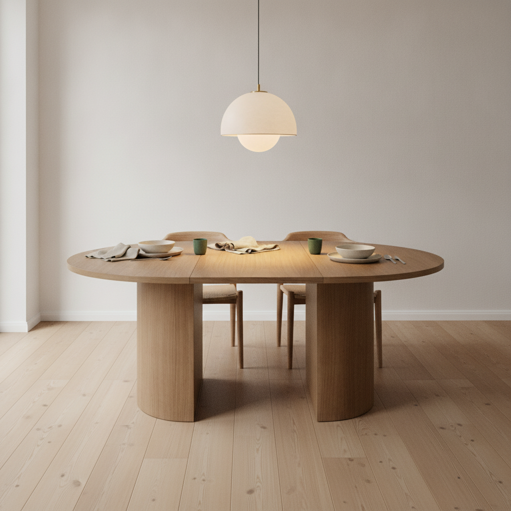 Mie spisebord brun - 127 cm fra Kid