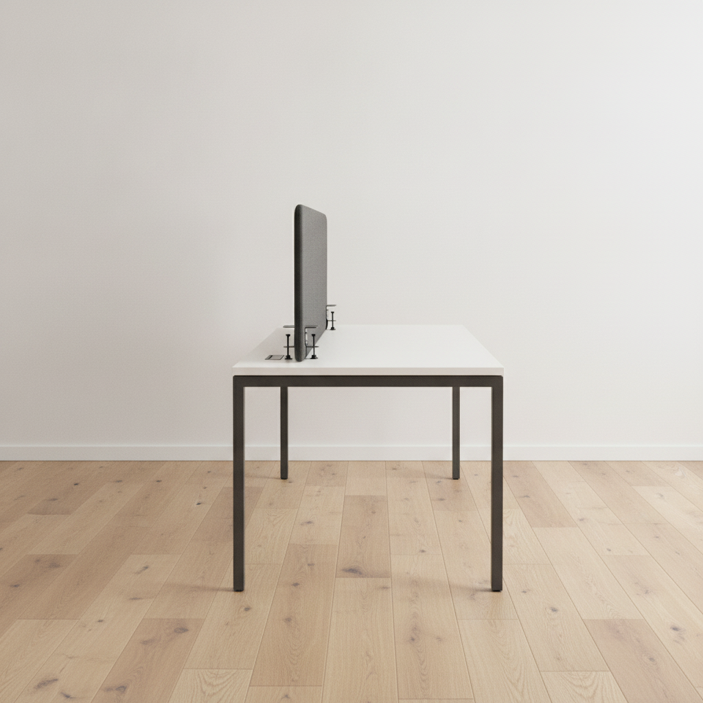 ZONE skillevegg fra AJ Produkter, 120x65 cm, stoff Rivet, antrasitt
