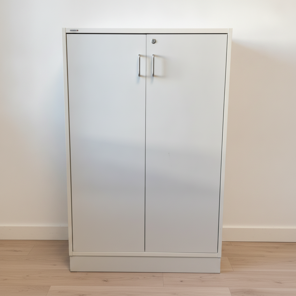 (80x40x127) Svenheim skap i hvit