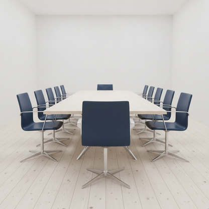 Møtestol fra FOUR Design i blå