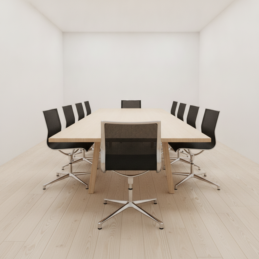 Office møtestol fra ICF i svart
