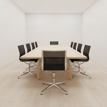 Office møtestol fra ICF i svart