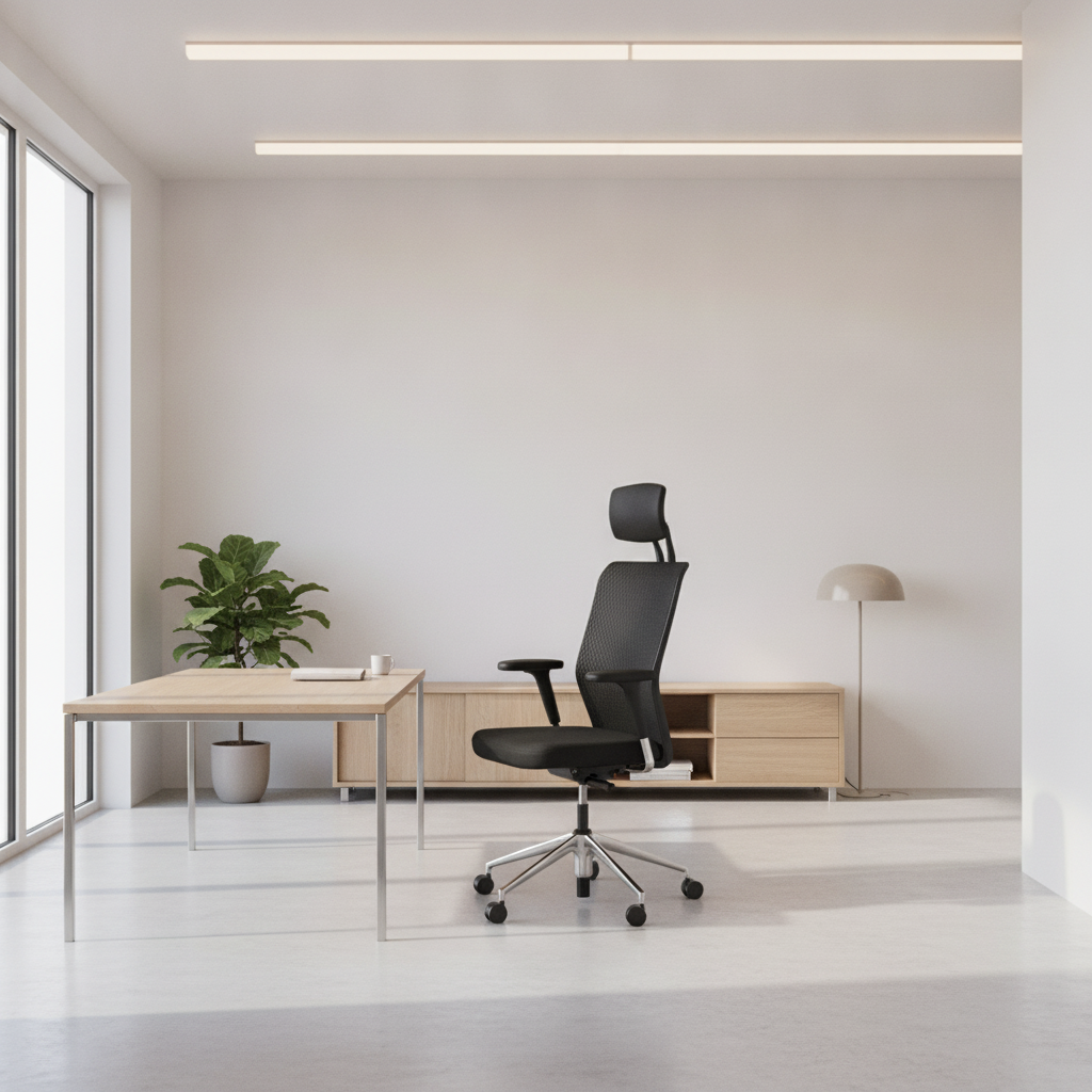 ID Trim kontorstol fra Vitra i svart