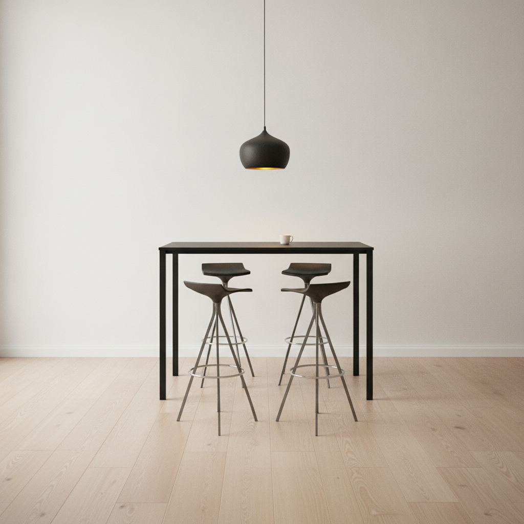 Barstol fra Mobels 114 Barcelona i svart