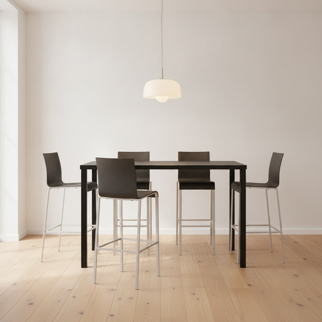 03 barstol fra Vitra i svart