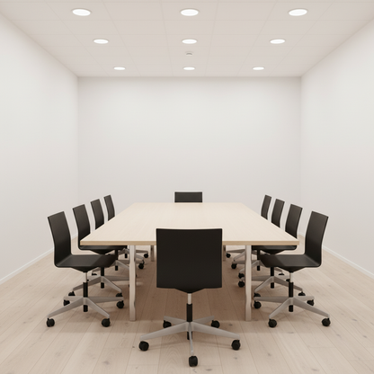 04 møtestol fra Vitra i svart