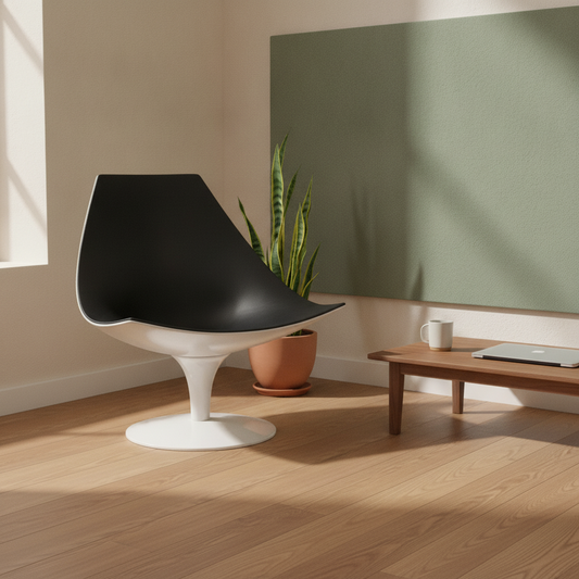 Tacchini Moon loungestol i svart