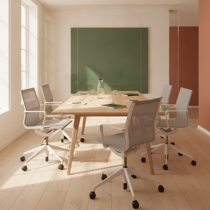Physix møtestol fra Vitra i hvit